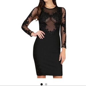 NWT WOW COUTURE LACE BANDAGE DRESS